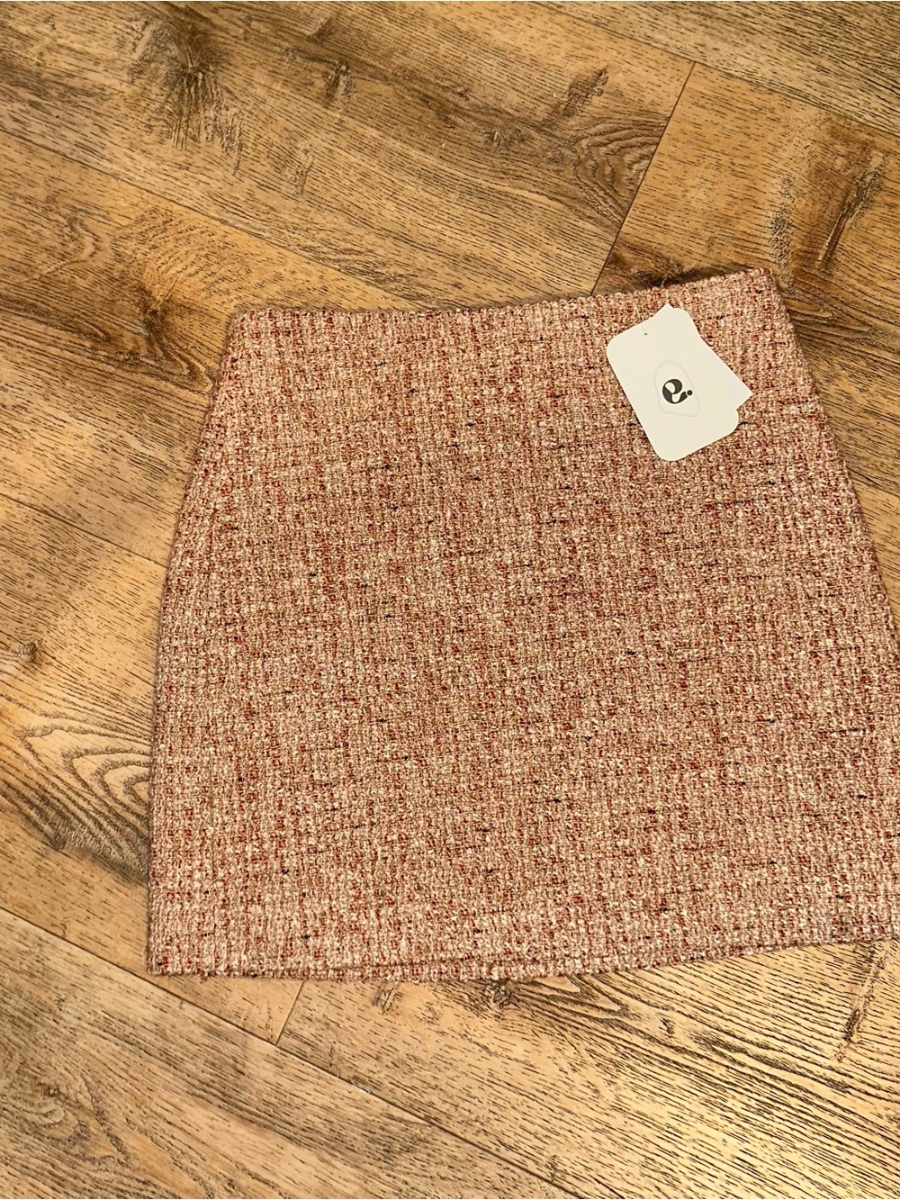 Elodie Tan Rust Mini Skirt NWT